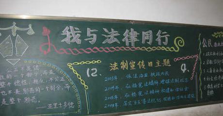 世界法律日黑板报 法律黑板报图片素材