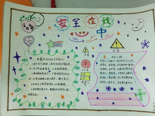 我的身边无隐患手抄报 美在身边手抄报