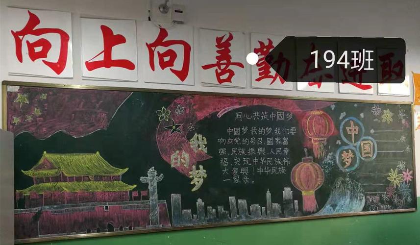 意识形态宣传主题黑板报 主题黑板报图片大全