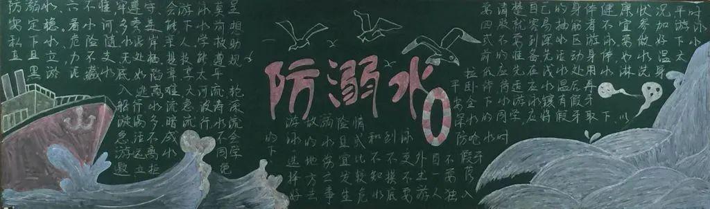 防弱水手黑板报 黑板报图片素材