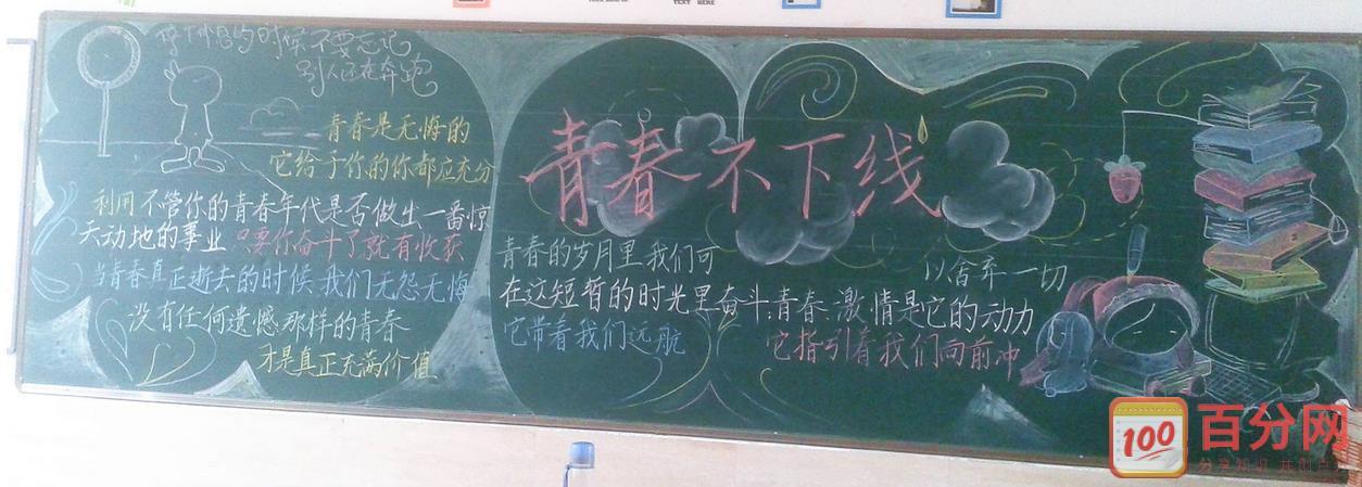 那些年青春的过客黑板报 青春黑板报图片素材