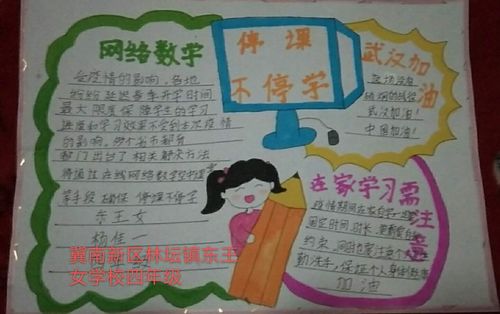空中课堂六年级手抄报 六年级手抄报