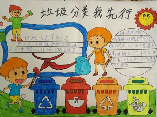 垃圾该如何分类手抄报 垃圾分类手抄报