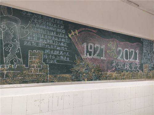 美丽广安黑板报 黑板报图片素材