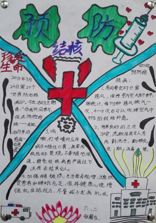 预防肺结核防治方面手抄报 读书方面的手抄报
