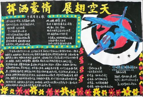 空军李浩改革黑板报 黑板报图片大全