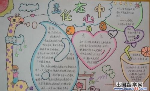 四年级下班学期总结手抄报 四年级下册手抄报