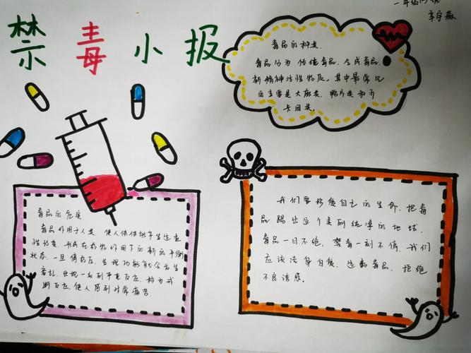 禁毒一线守护平安手抄报 平安手抄报