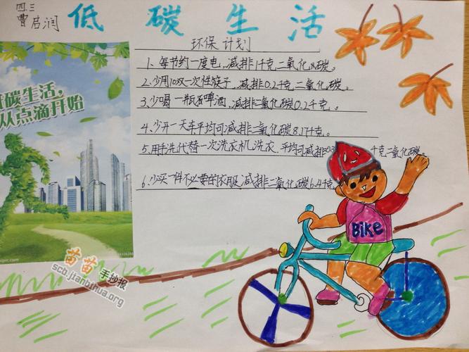 半坡人的一天生活手抄报 低碳生活手抄报