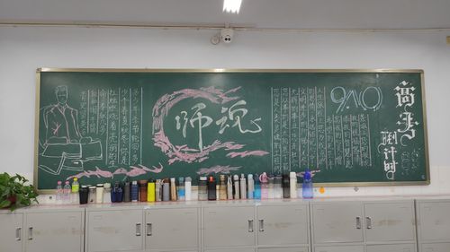 关于教师节的粉笔黑板报 关于教师节的黑板报图片素材