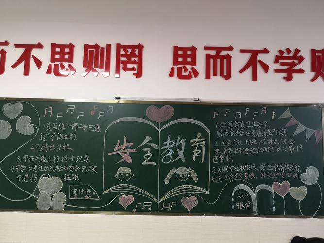 小学国家安全教育日黑板报 安全教育黑板报图片素材