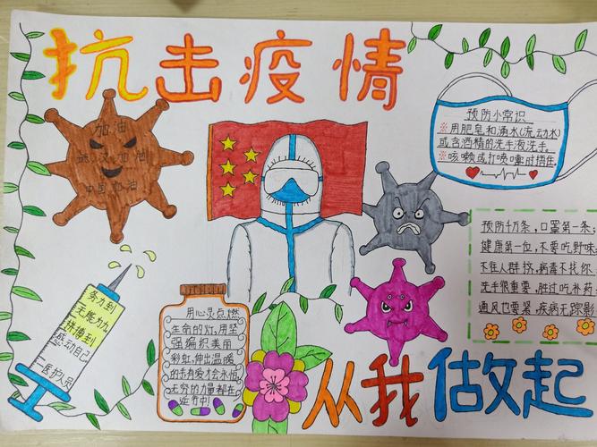 防疫情简单又漂亮的手抄报 简单漂亮的手抄报