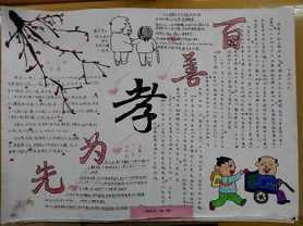 关于畅想未来的手抄报 关于孝的手抄报