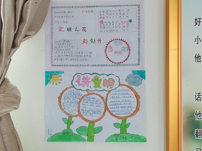 做文明学生礼仪伴我行手抄报 做文明学生手抄报