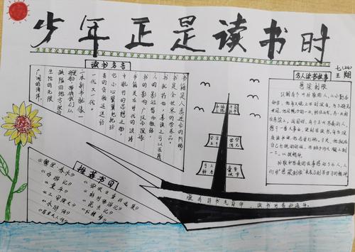 关于古代少年读书手抄报 好少年手抄报