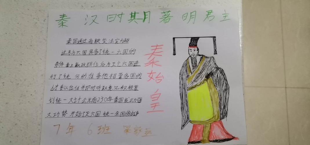 关于秦汉时期的科技与文化手抄报 新学期的手抄报
