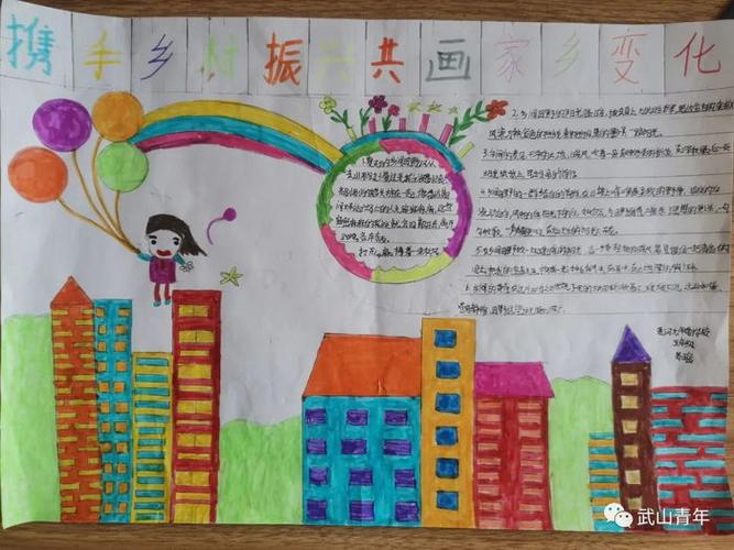 简单画乡村巨变手抄报 简单手抄报