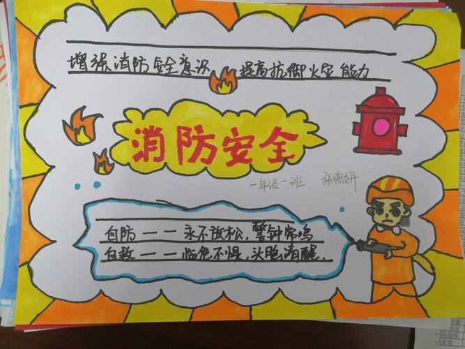 A三纸消防安全手抄报 消防安全手抄报