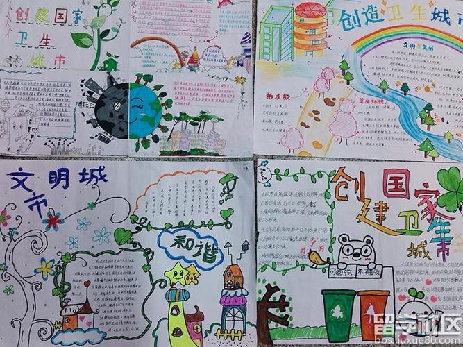 固原是我家创建卫大家手抄报 文明创建手抄报