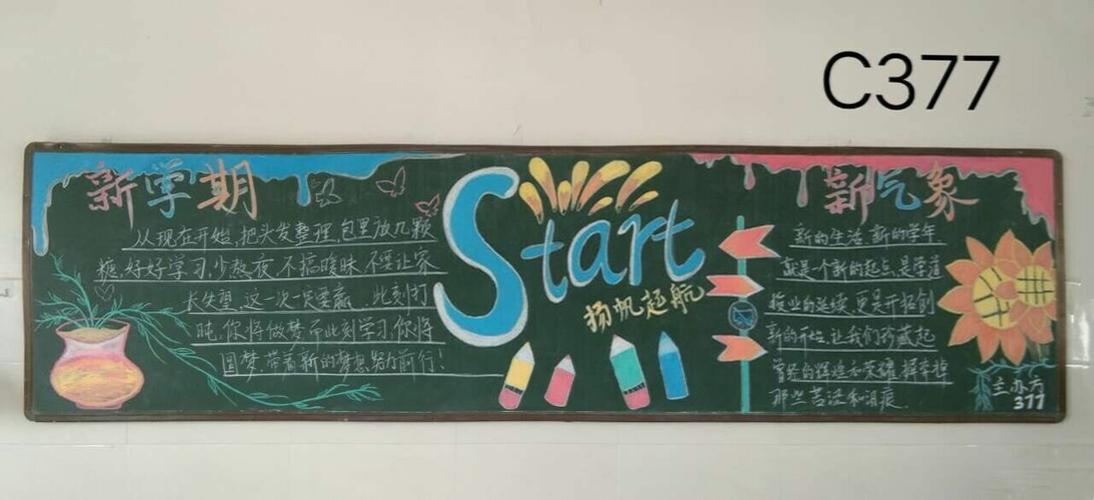 初中九月份黑板报 初中黑板报图片大全