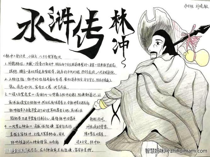关于水浒的人物的手抄报 水浒传手抄报