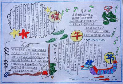 中国传统节日浓浓的粽乡情手抄报 浓浓的乡情手抄报