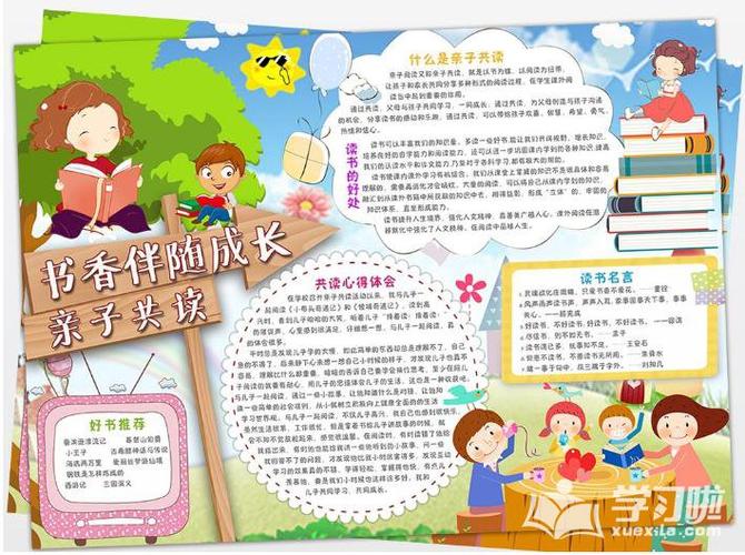 展现阅读成果的手抄报 阅读手抄报