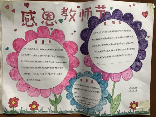 感师恩送祝福的手抄报 感念师恩手抄报