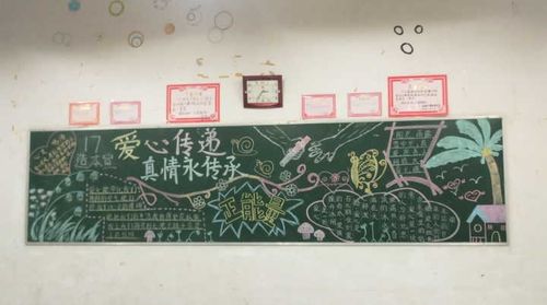 关于爱心月和开学的黑板报 5月黑板报图片大全