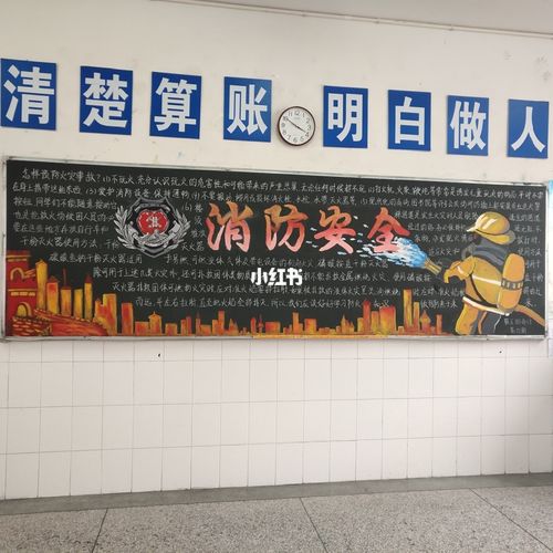 消防安全知识专栏黑板报 消防安全黑板报图片大全