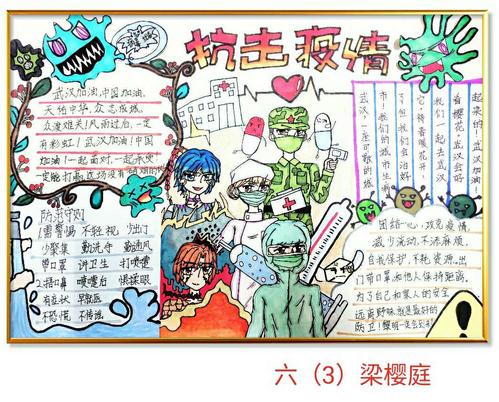 抗击疫情做健康少年手抄报 健康手抄报