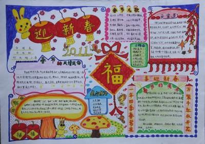 我们的新时代春节手抄报 新时代手抄报