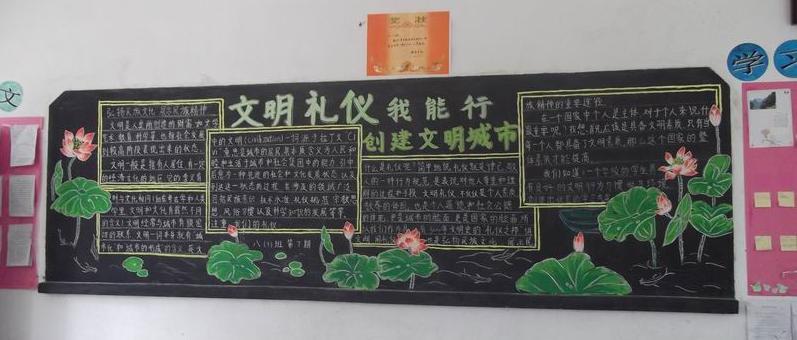 关于扬州的黑板报 关于黑板报图片大全