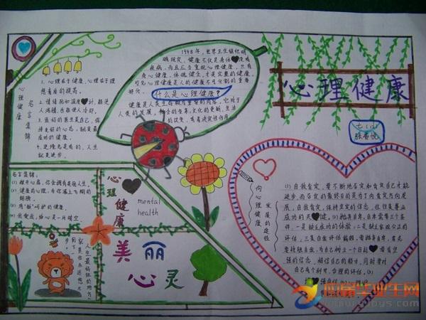 新冠心理健康手抄报 心理健康手抄报