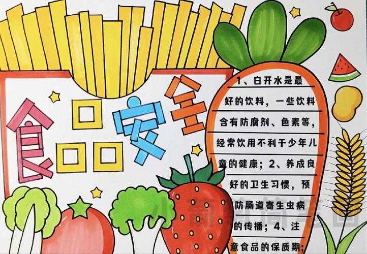 小学一年级食品安全宣传教育手抄报 小学一年级手抄报