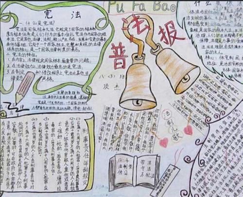 知法与法律的手抄报 法律的手抄报