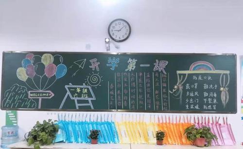 2018春季开学第一课黑板报 开学第一课黑板报图片大全