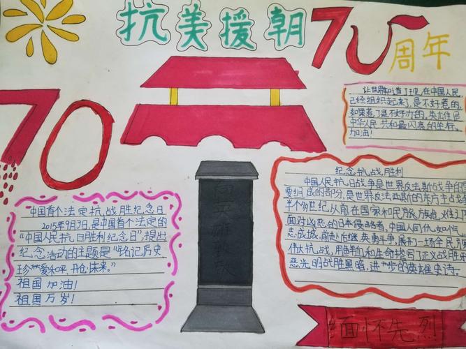 致敬抗美援朝争做时代新人的手抄报 争做小雷锋手抄报