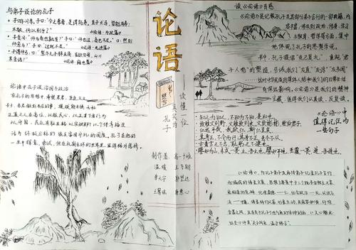 和论语有关的精美手抄报 精美手抄报