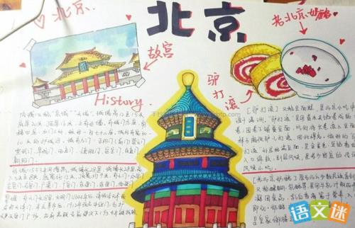 北京世界大观园手抄报 北京手抄报