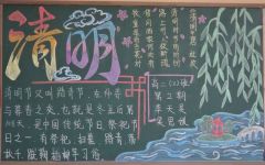 大学清明节黑板报 清明节黑板报图片大全
