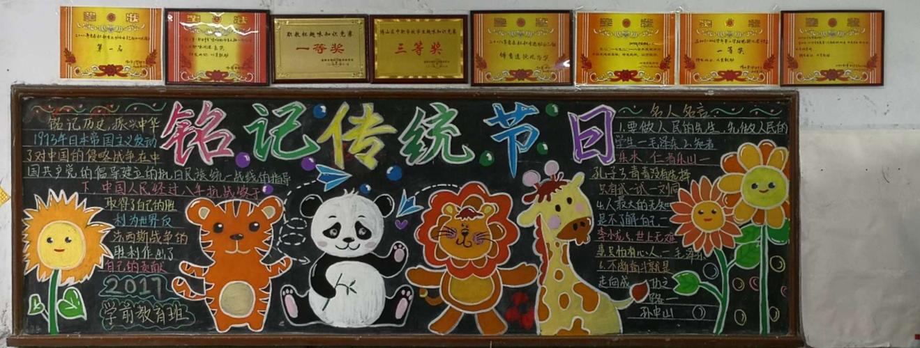 中国传统节日文化黑板报 节日黑板报图片大全