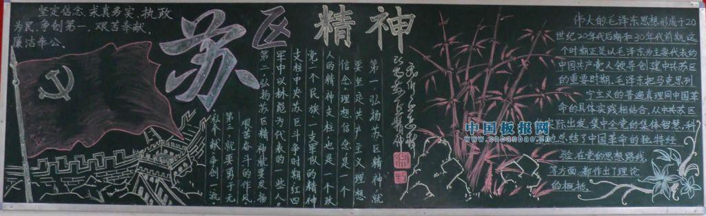 张家港精神黑板报 雷锋精神黑板报图片素材