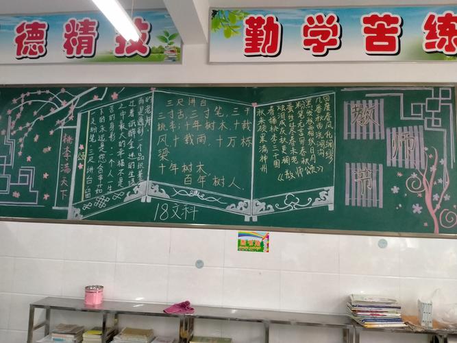 师生情同学宜黑板报 黑板报图片大全