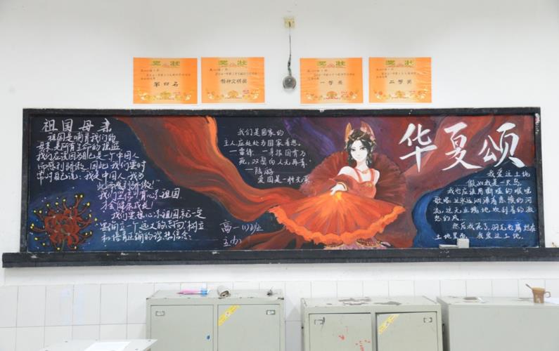 美术科组的黑板报 美术黑板报图片素材