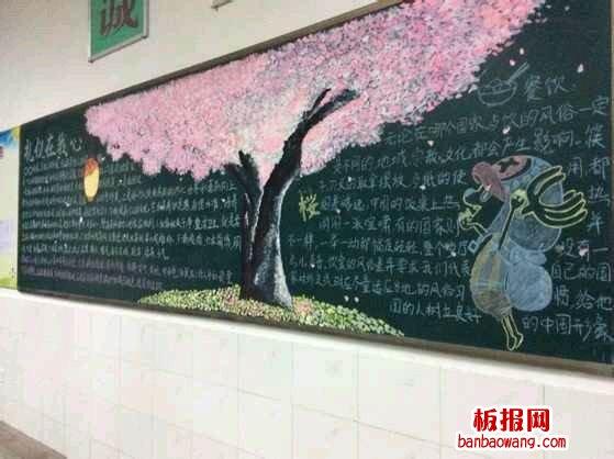 美驻人心间黑板报 黑板报图片大全