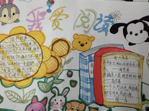 四年级阅读之星的手抄报 四年级阅读手抄报
