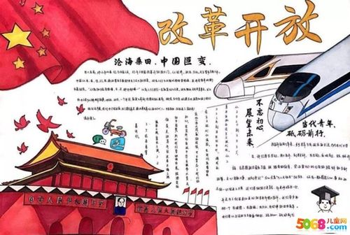 2023年改革开放手抄报 2023手抄报