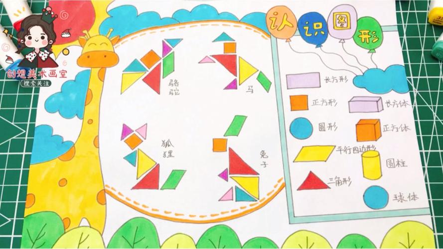 一年级数学认识图形手抄报 一年级数学手抄报