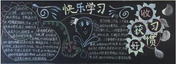小学关于学习的黑板报 学习的黑板报图片素材